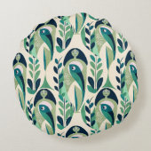 女のピース ラウンドクッション (裏面)