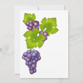 女のフランスの子ワインテイスティングブライダルシャワー招待 招待状 (裏面)