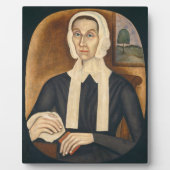 女のポートレート, c.1845 (キャンバス上の油) フォトプラーク (正面)