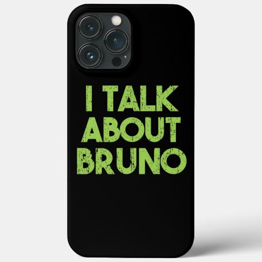 『女のメンズ・ア・イ・トークス・ブルーノ・キッズおもしろい・ボーイズ』 Case-Mate iPhoneケース (裏面)