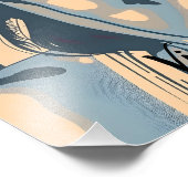 女のレトロスタイル フォトプリント            (角)