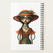 女の予測できな人お洒落、名前を変えて、年 プランナー手帳 (裏面)