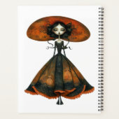 女の予測できな人お洒落、名前を変えて、年 プランナー手帳 (裏面)