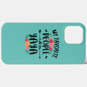 女の人が私をお気に入りのややのお母さんと呼ぶ Case-Mate iPhoneケース (裏面 (横))