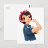 女の人を丸め込むんだ！WWII ポストカード (正面/裏面)