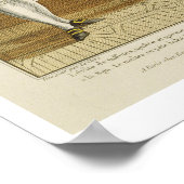 女の人遊が踊っている間に紳士のバイオリン ポスター (角)