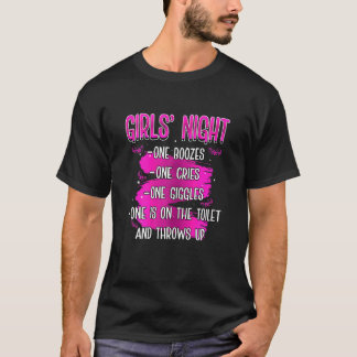 女の人1ブーゼー1つの叫び1つのギグル – Girls Ni Tシャツ