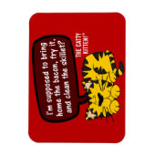 女の仕事は役所にも家庭にも無い マグネット (縦)