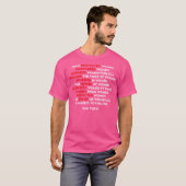 女の保護人に力を与えたイエス様がウォームを称えた Tシャツ (正面フル)