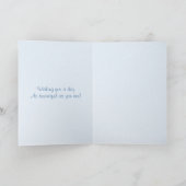 女の国際的日の春の花 カード (内部)