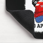 女の子いいえ謝罪マガ2024メッシーバン投票トランプ4 マウスパッド (コーナー)