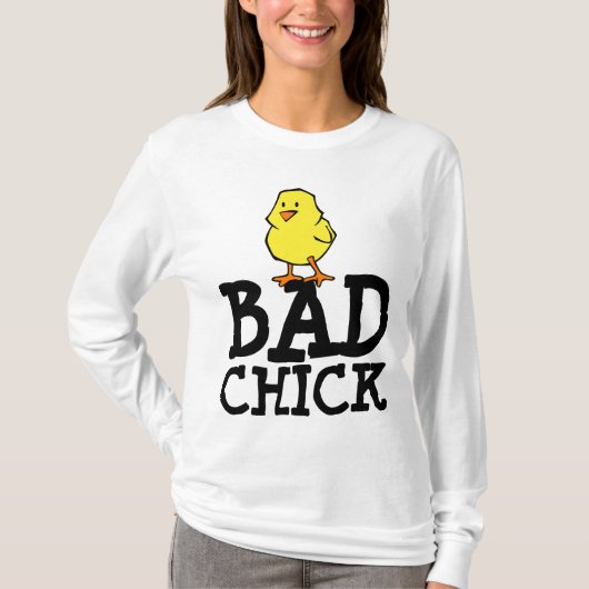 女の子おもしろいが悪いTシャツ Tシャツ (正面)