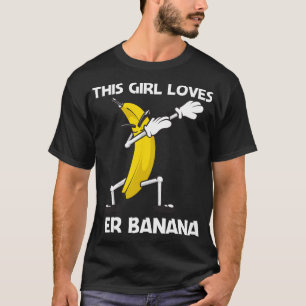 女の子おもしろいのためのバナナアートKids Berry Fruit Smooth Tシャツ