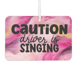 女の子おもしろい慎重なドライバ大理石ピンクカーB カーエアーフレッシュナー