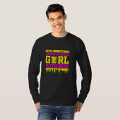 女の子おもしろい用の養蜂家Bee Honey Bekeing Api Tシャツ (正面フル)