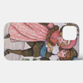 女の子および男の子のスケートで滑る Case-Mate iPhoneケース (裏面 (横))