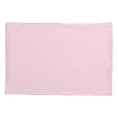 女の子かわいい虹の水色ユニコーン&ネームキッズ 枕カバー (裏面-左)