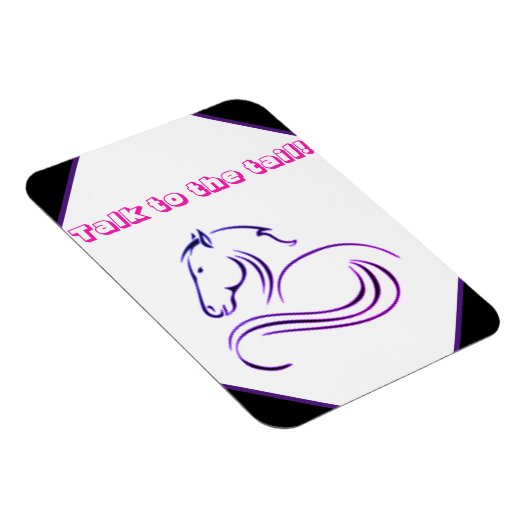 . .女の子かわいい話をする尻馬 マグネット (右側)