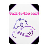 . .女の子かわいい話をする尻馬 マグネット (縦)