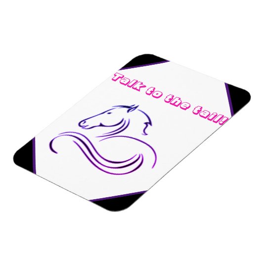 . .女の子かわいい話をする尻馬 マグネット (左側)