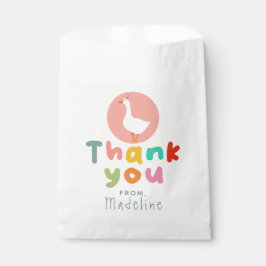 女の子かわいい間抜け2グースピンクファーム2nd誕生日 フェイバーバッグ