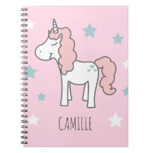 女の子かわいい魔法のピンクユニコーン学校用品