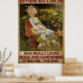 女の子がいた ポスター (キッチン)