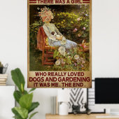 女の子がいた ポスター (ホームオフィス)