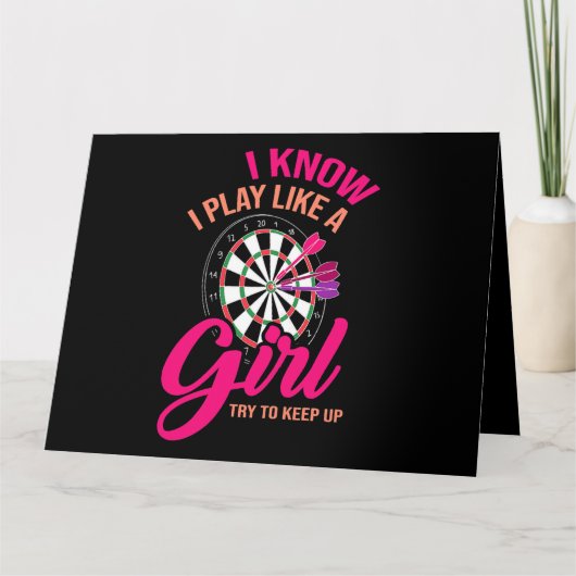 女の子がダ遊ーを上げようとするの知っ保ている女の人 カード (正面)