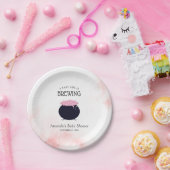 女の子がハロウィーンの赤ちゃんシャワーを浴びる ペーパープレート (パーティー)