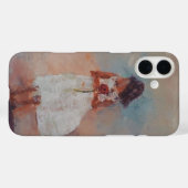 女の子がバラ Case-Mate iPhoneケース (裏面 (横))