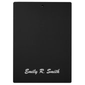 『女の子がパーソナライズされたブレイブ引用文』 クリップボード (裏面)