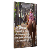 『女の子がパーソナライズされたブレイブ引用文』 クリップボード (右)