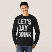 女の子がママを飲んで飲みましょSt patricks・ビー Tシャツ (正面フル)