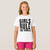 女の子が世界の子供Tシャツを支配 Tシャツ (正面フル)