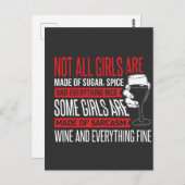 女の子が全てスパイス製ではない ポストカード (正面/裏面)