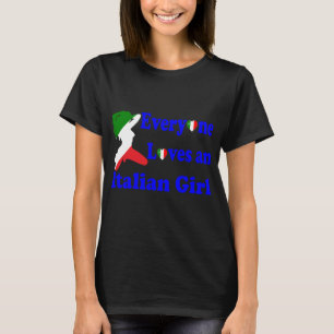 女の子が大好イタリアンき Tシャツ
