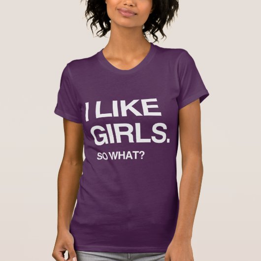 女の子が好きですけど何か? Tシャツ (正面)