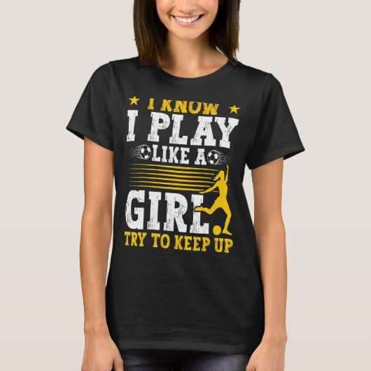 女の子が好き遊のサッカー母 Tシャツ (正面)