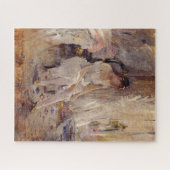 女の子が彼女のストッキングを着て(Berthe Morisot) ジグソーパズル (横)