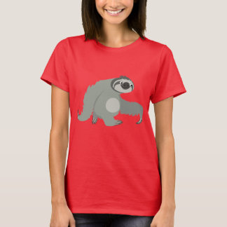 女の子が急いでかわいいTシャツ Tシャツ