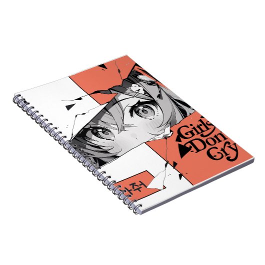 女の子が泣かないスパイラルフォトノートブック ノートブック (右側)