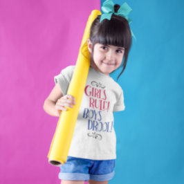 女の子が男の子を支配する！Tシャツ Tシャツ