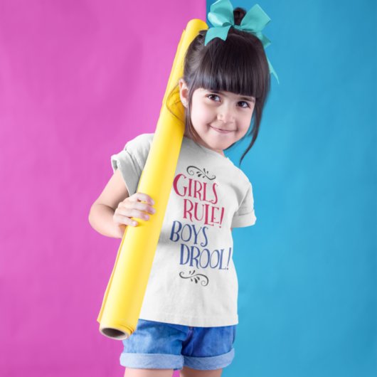 女の子が男の子を支配する！Tシャツ Tシャツ