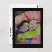 女の子が眠る神の子羊"リトルシェパード ポストカード (正面/裏面)