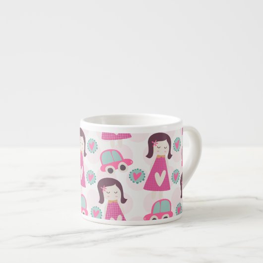 女の子が行く場所 エスプレッソカップ (正面右)