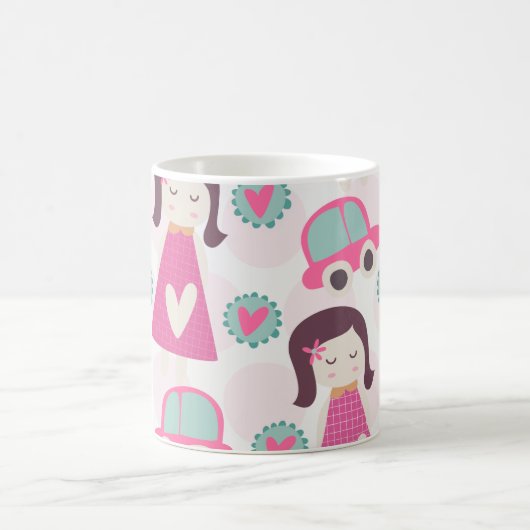 女の子が行く場所 コーヒーマグカップ (中央)