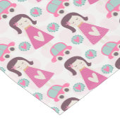 女の子が行く場所 ショートテーブルランナー (コーナー)