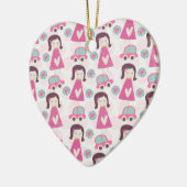 女の子が行く場所 セラミックオーナメント (左)