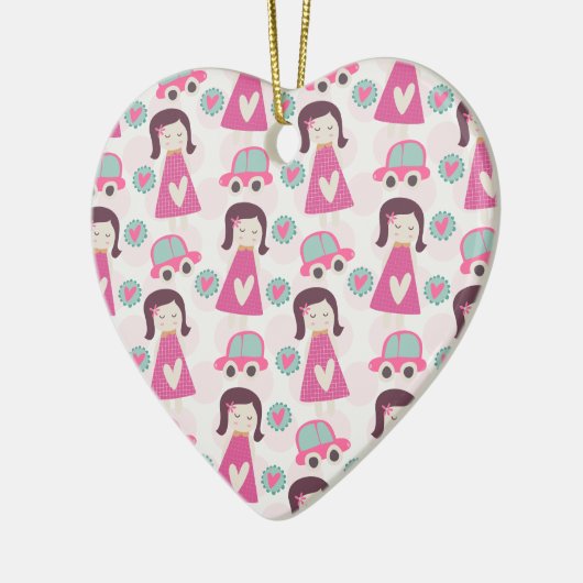 女の子が行く場所 セラミックオーナメント (左)